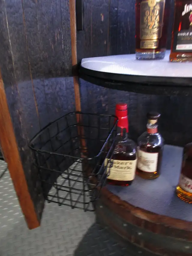 CUSTOM MADE BARREL LIQUOR CABINET in Hutches & Display Cabinets in City of Toronto - Image 4