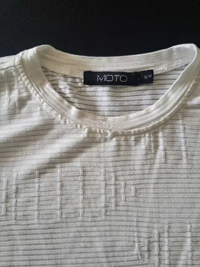 MOTO T-Shirt, Size Small, white - new, View more
