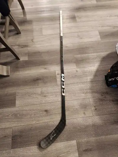 Game Used Corey Perry Signed Stick, View more