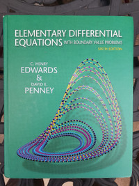 Elementary Differential Equations with Boundary Value Problems,