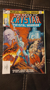 1983 low to mid grade Saga of Crystar Crystal Warrior #1