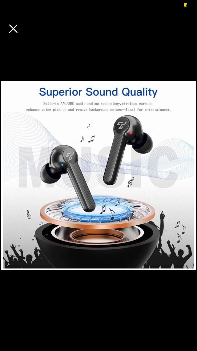 Brand new Wireless Earbuds,Bluetooth 5.0 Earbuds Waterproof in Headphones in Markham / York Region - Image 3