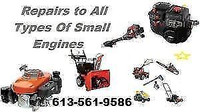 Small Engine Repair - All makes and models