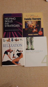 Social Psychology, Family Therapy, Yoga, Helping Skills,Taiji...