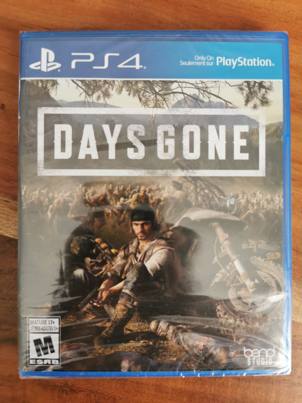 NEW Days Gone PS4 PlayStation 4 Action-Adventure Zombie Game in Sony Playstation 4 in Ottawa
