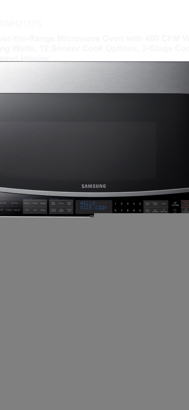 Samsung 2.1 cu. ft. OvertheRange Microwave Oven Microwaves & Cookers Sudbury Kijiji