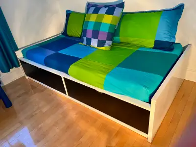 base de lit simple  à 2 tiroirs, View more