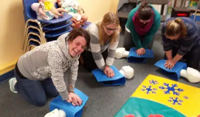 Heart & Stroke CPR/AED training. $50 per person, View more