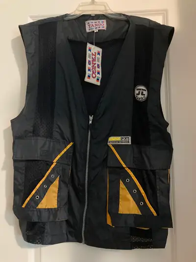 Zip Up Men's Vest, M, TANGO Sports Athletic Vest, View more