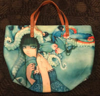 Camilla D’Errico Lovebirds and Octopus Shoulder Bag