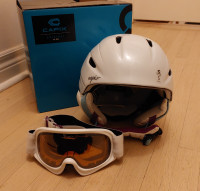 Kids Ski / Snowboard Helmet and Goggle Set