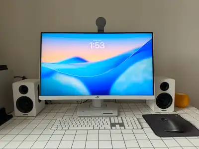 4K 120Hz 27" Gaming Monitor ROG Strix XG27UCG-W + Speakers, View more