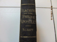Vintage Classic Teaching Of The Twelve Apostles The Didache 1885
