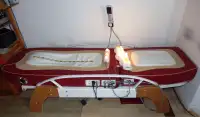 Massage bed With Heat Therapy Jade Rollers / heat heads 10 progr