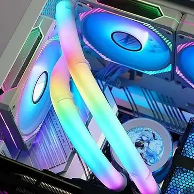 AIO water cooling tube RGB sleeves, View more