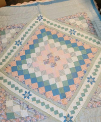 Beautiful vintage patchwork quilt