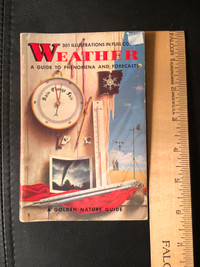 Weather: a guide to phenomena and forecasts 1957 softcover