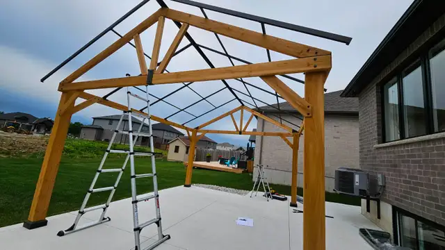 Gazebo/Shed-Installation Services. Yardistry Experts485448235489044480
