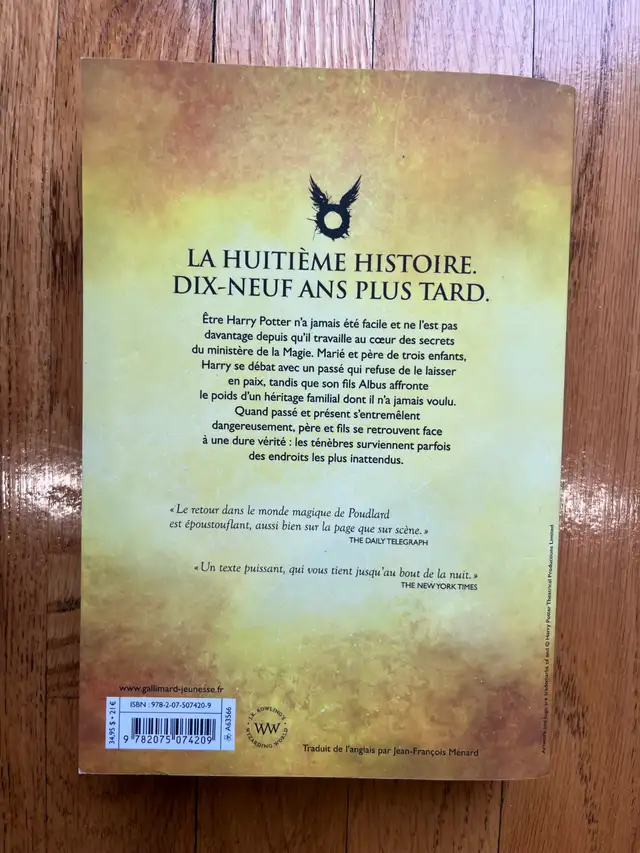 LIVRE * HARRY POTTER ET L’ENFANT MAUDIT * parties 1 et 2 (grand in Children & Young Adult in Longueuil / South Shore - Image 4