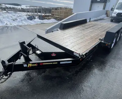 2023 Miska 10 ton HD Low Bed Float, 16ft Tri-axle Trailer - Registered weight 9525 kg (21,000lb), ti...