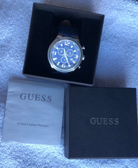 New Guess Chronograph, Water Resistant Watch