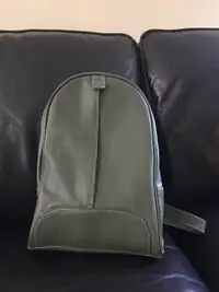 Genuine handmade leather backpack