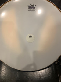 22” Remo Weatherking bass drum batter head!