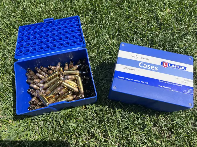 LAPUA 260 Rem Cases - Unfired  in Fishing, Camping & Outdoors in Lloydminster - Image 5