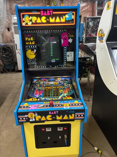 Title says it all! Awesome classic from Bally we have Baby Pac man! Game is both an arcade and pinba...