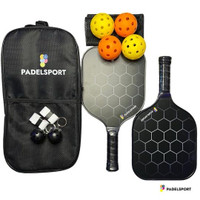 Two Rackets pickelball, bag and 4 balls for summer