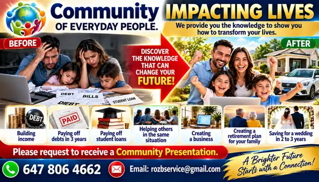 Community members helping people find a way out