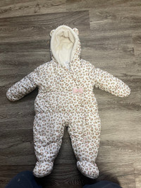 6-9 month baby girl snow suit 