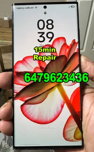 SAMSUNG/ IPHONE/ LG/ GOOGLE/ HUWAEI PHONE AND TABLE FIX ON THE SPOT While you wait 10 min SAVE YOUR...