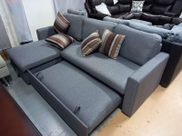 Luxy premium 4 seater pull out storage sectional sofa bed