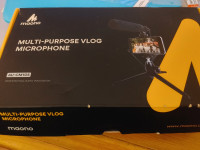 Multipurpose vlog microphone bn openbox - missing 1pc see pic2