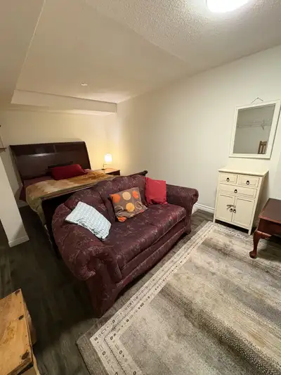 All inclusive, one basement level private room (RRL 10112724) in a quiet, clean and respectful envir...