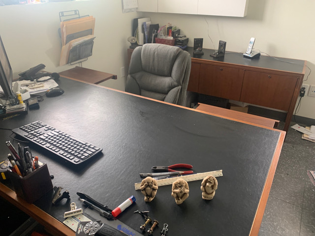 Executive desk and credenza in Desks in St. John's