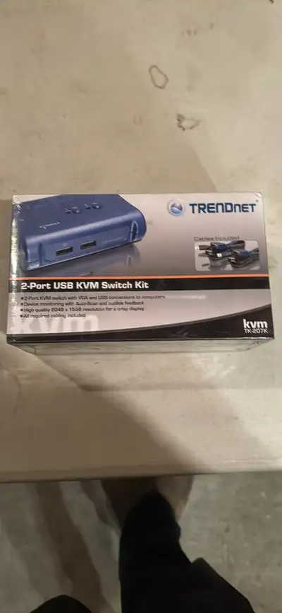 Trendnet 2-Port USB KVM Switch, View more
