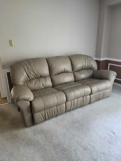 Leather Reclining Sofa, View more