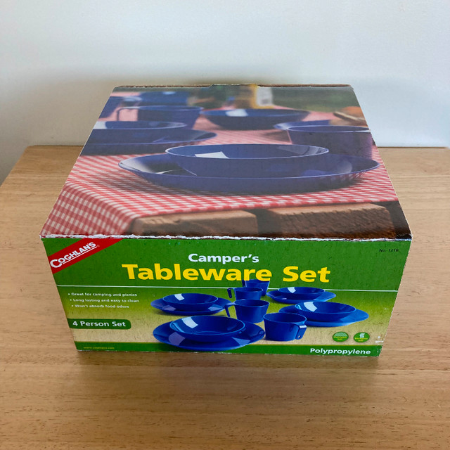Camping/Picnic 4-Person Tableware Set. FREE GTA Delivery in Other in Oshawa / Durham Region