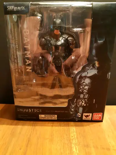 Selling a mint Bandai Tamashii Nations S.H.Figuarts Batman "INJUSTICE Ver." Action Figure. Asking $2...