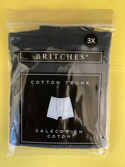 Men’s Underwear 3X New Britches Cotton Trunk NWT, View more
