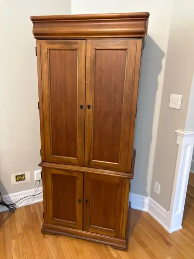 Hooker Furniture Solid Maple Entertainment Centre, View more