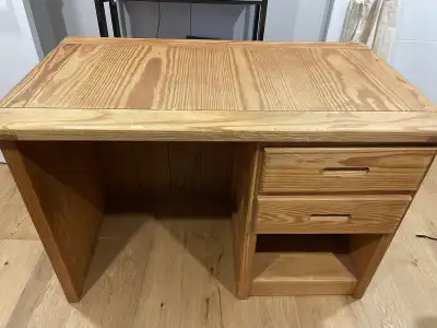 Crate desk with drawers, View more