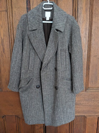 Women wool blend coat XS - like new
