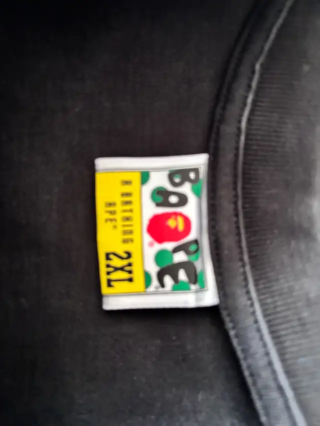 Bathing ape shirt it says 2XL but it’s probably large63793712104963122