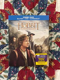The hobbit an unexpected journey Blu-ray and DVD
