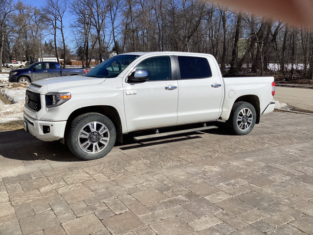 MINT!! 2018 Toyota Tundra Platinum Crewmax 4x4 in Cars & Trucks in Portage la Prairie