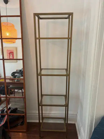 Letia Etagere Bookcase by Canora Grey - Gold, View more