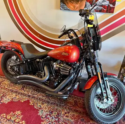 Harley Davidson Crossbones $13,995.00 No GST Super rare factory orange 103 cubic inch upgrade from t...